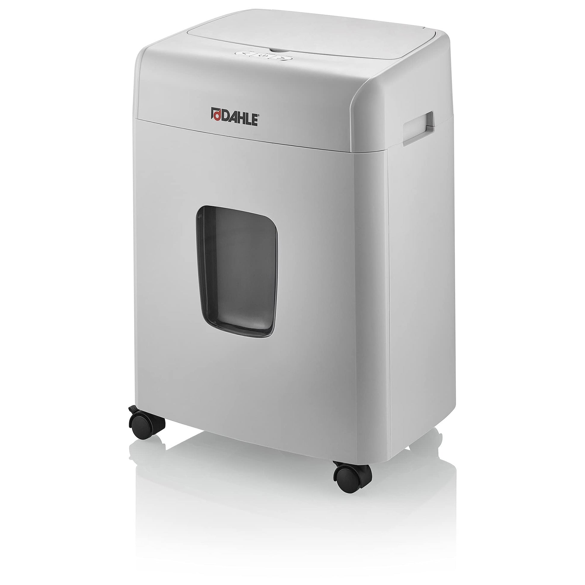 Dahle ShredMATIC 90 Aktenvernichter Autofeed – 90 Blatt P-4. Schwarzer Aktenvernichter für P-4 Partikelschnitt. Vernichtet Dokumente automatisch.