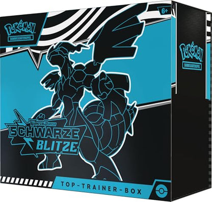 Pokémon Top-Trainer-Box Karmesin & Purpur Schwarze Blitze Zekrom