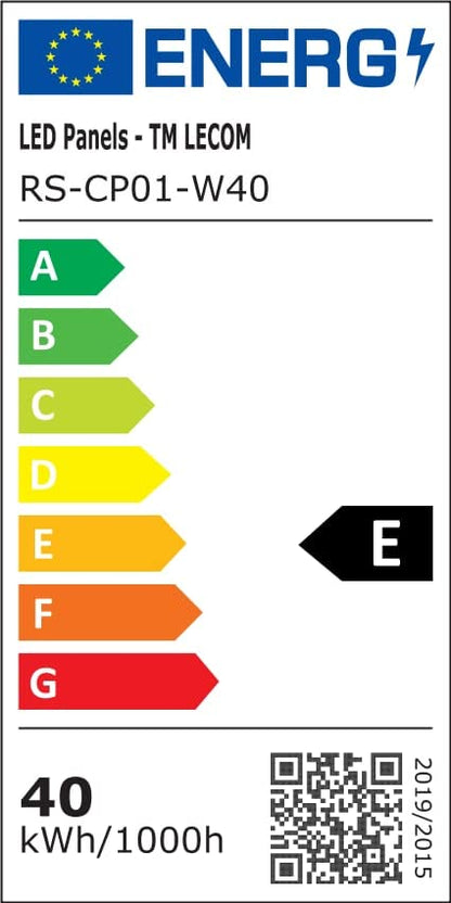 LEDLux LED Panel 62x62 Rasterleuchte - Neutralweiss 4000K