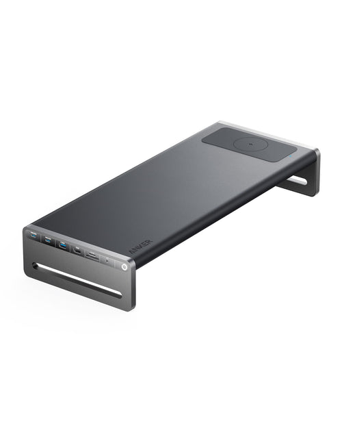 Anker 675 USB-C Docking Station 12-in-1 mit Wireless Charger, schwarz. Erweitert Geräte um 12 Ports und lädt kabellos.