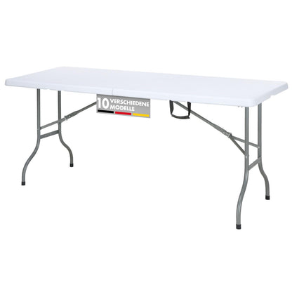 Floordirekt Klapptisch Akita 183x76 cm - Buffettisch mit Tragegriff