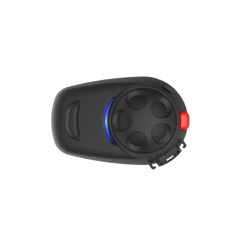 Sena SMH5-10 Bluetooth-Kommunikationssystem für Motorrad und Roller, Headset mit Einstellrad und Drucktaste