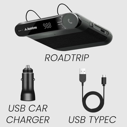 Avantree Roadtrip Bluetooth Freisprecheinrichtung mit FM-Transmitter