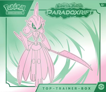 Pokémon TCG: Top-Trainer-Box Karmesin & Purpur Paradoxrift – Eisenkrieger