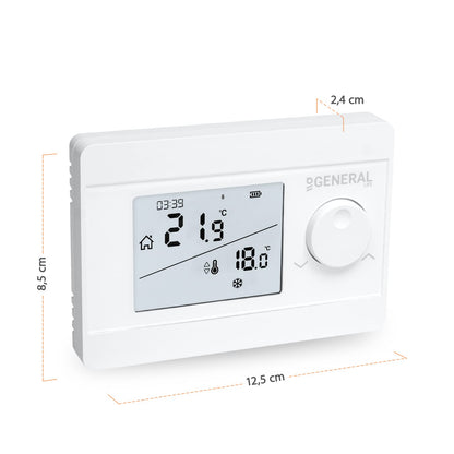 Mi 250S RF Funk-Thermostat Raumregler Set - Fussbodenheizung