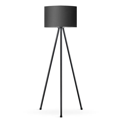 tomons LED Stehlampe Dimmbar mit Metall-Dreibein – Schwarz. Stehlampe auf schwarzem Metall-Dreibein. Dimmbare LED für flexible Raumbeleuchtung.