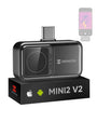 HIKMICRO Mini2 V2 Wärmebildkamera für Android und iOS mit 256×192 IR-Auflösung und USB-C/Lightning-Anschluss