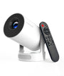 Magcubic Mini Beamer FHD 1080p Android 11 Smart Projektor. Schwarzer Mini-Projektor projiziert 1080p-Medien mit integriertem Android 11.