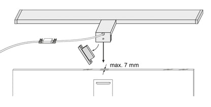 SEBSON LED Spiegelleuchte Bad IP44 - 120cm neutralweiss 4000K