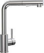 CECIPA Küchenarmatur Ausziehbar - Edelstahl Hochdruck. Hoher Auslauf, Ausziehbrause. Versorgt Spülbecken mit Wasser aus Hochdrucknetz.