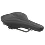 SQlab 602 Ergolux Active 2.1 Trekking & City Fahrradsattel - 15 cm Schwarz. Schwarzer, ergonomischer Sattel für aktiven Fahrkomfort auf Touren.