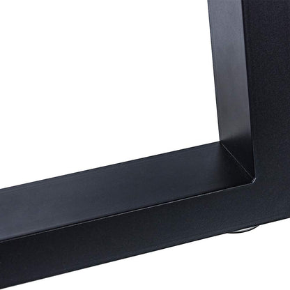 Melko Tischkufen 60x72cm – 80x40mm Tiefschwarz