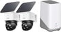 eufy Security SoloCam 2+1 Solar-Überwachungskamera aussen, 360°, 3K – mit Solarpanel und 8-fach-Zoom