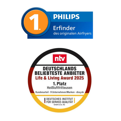 Philips Airfryer NA460/00 Stacked Dual Basket Heissluftfritteuse
