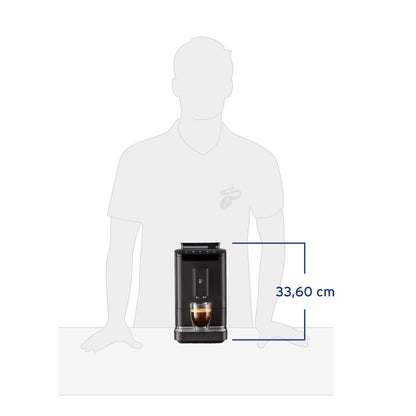 Tchibo Esperto2 Caffè Kaffeevollautomat, Granite Black