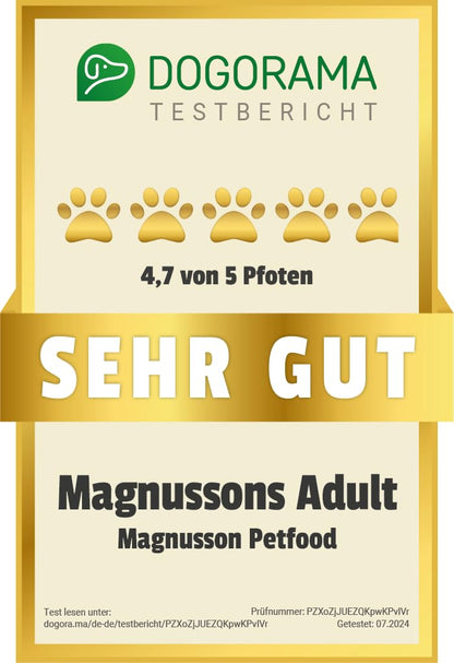 MAGNUSSONs Adult Hundetrockenfutter für erwachsene Hunde – 14 kg