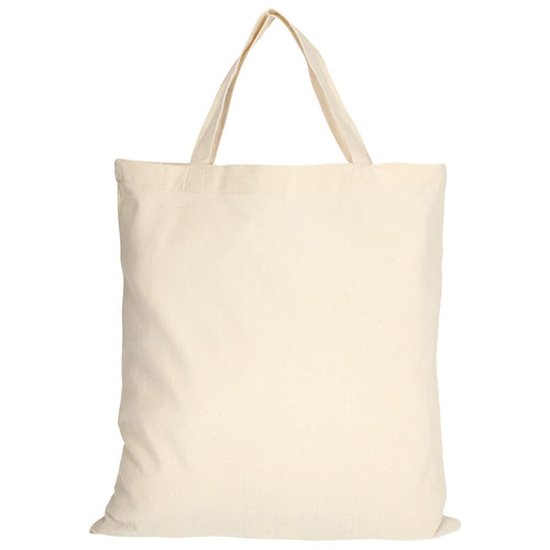 TEXXILLA Baumwolltasche Natur unbedruckt - 50er Pack. Naturbelassene Tragetasche aus Baumwolle zum Transport von Einkäufen oder Werbematerial.