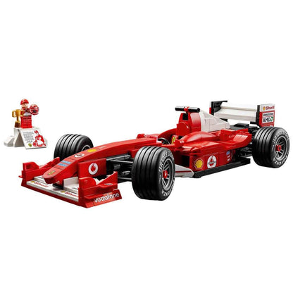LEGO Icons Ferrari F2004 und Michael Schumacher, F1 Modellauto 11375