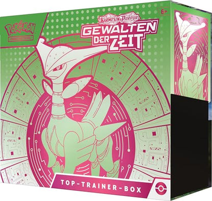 Pokémon Karmesin & Purpur Gewalten der Zeit Top-Trainer-Box – Eisenblatt