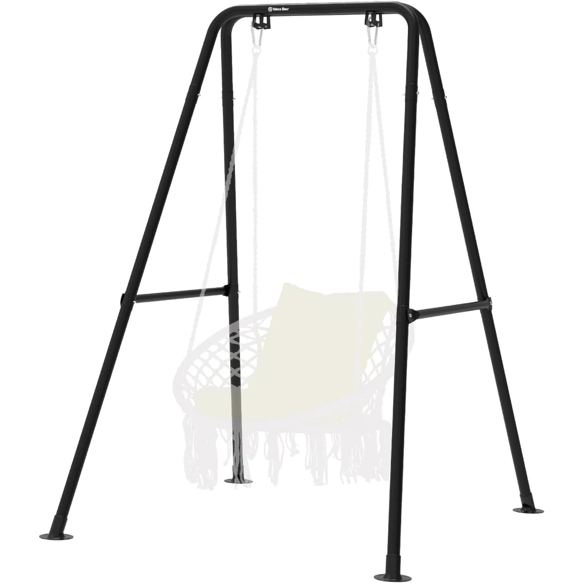 G TALECO GEAR Hängemattengestell, Stahl, 150 kg, schwarz – A-Gestell, pulverbeschichtet