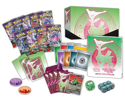 Pokémon Karmesin & Purpur Gewalten der Zeit Top-Trainer-Box – Eisenblatt