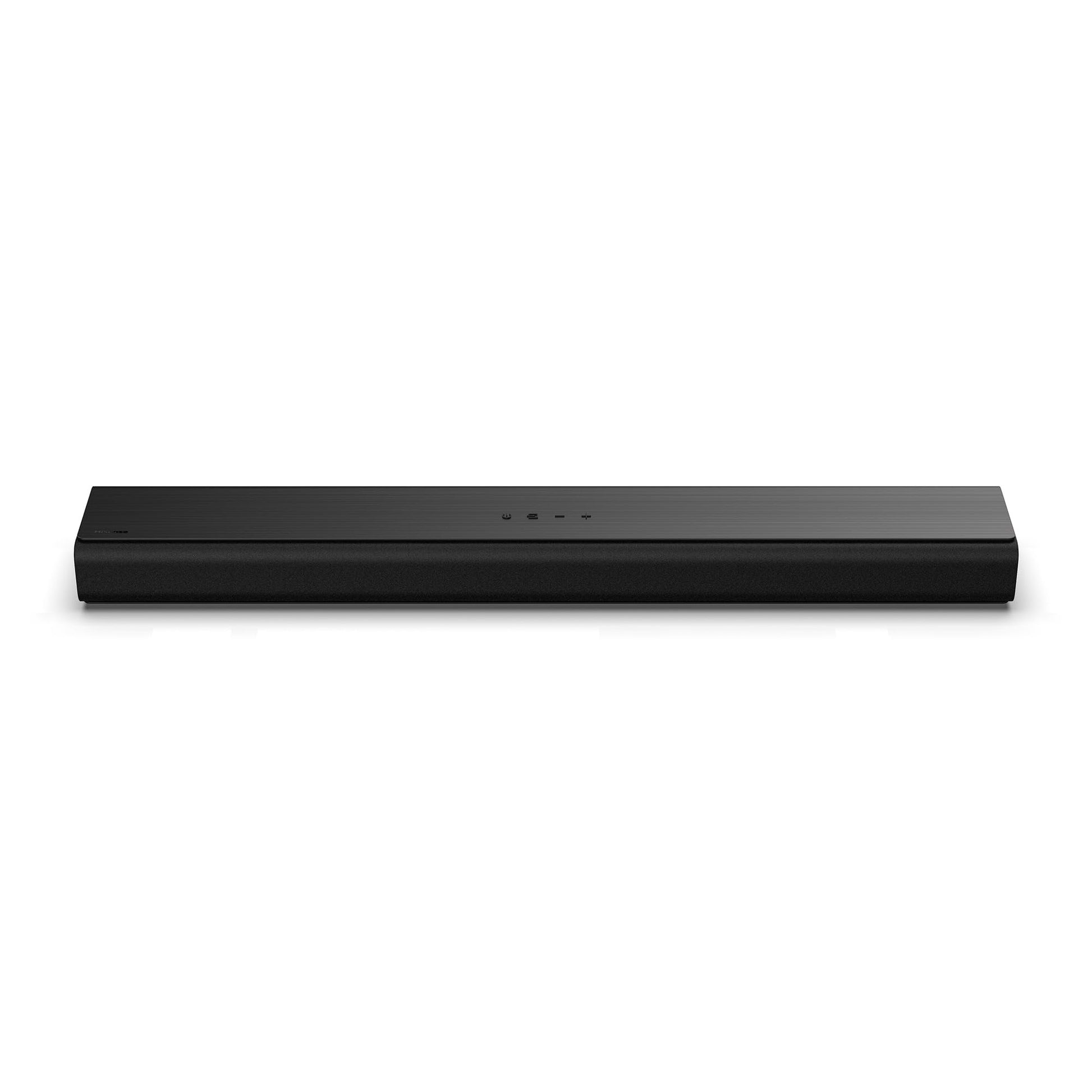 Hisense HS1000 2.0 Kanal Soundbar - Dolby Audio, DTS Virtual:X. Schwarzes, rechteckiges Gerät zur Verbesserung des TV-Klangs.