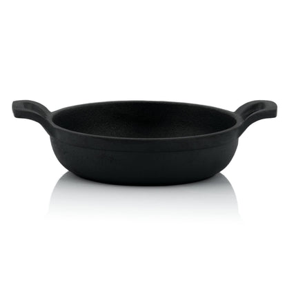BBQ-Toro Gusseisen Grillpfännchen 6er-Set Ø 13 cm eingebrannt PAN17