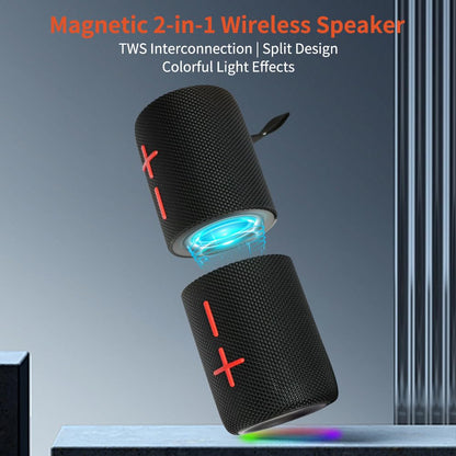 CYBORIS S11-M 2-in-1 Bluetooth-Lautsprecher, magnetisch, 20W, IPX6