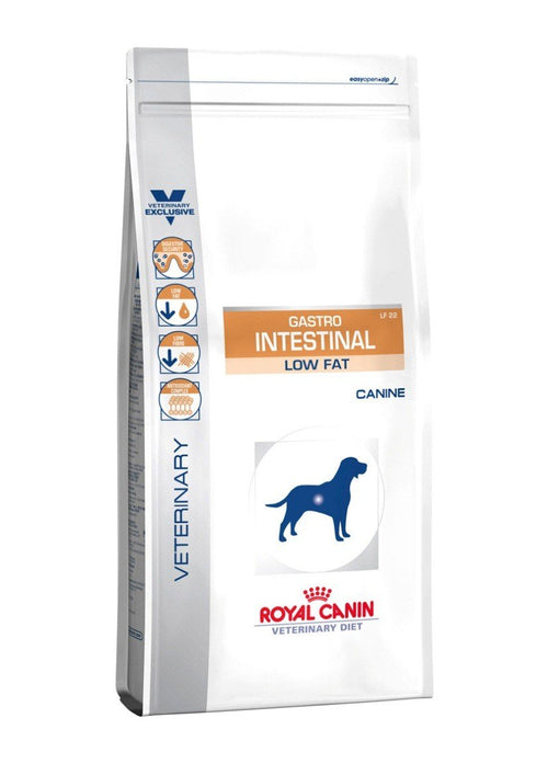 Royal Canin Gastro Intestinal Low Fat Hundefutter - 12 kg. Braunes Kibble. Diätfutter für Hunde mit Verdauungsstörungen.