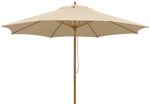 Schneider Sonnenschirm Malaga, natur, Ø 300 cm, Alu/Stahl, Polyester