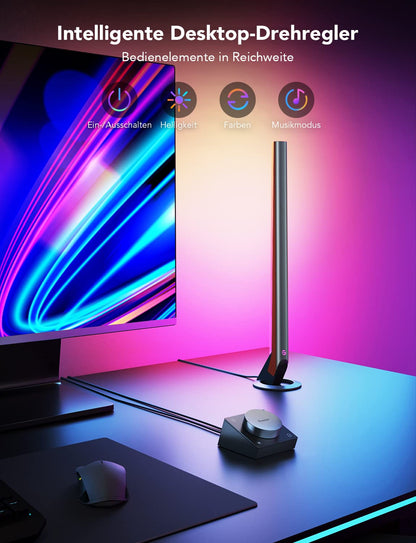 Govee RGBIC Gaming LED Lightbar 42cm mit Desktop-Controller