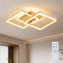 ANTENLICHT LED Deckenlampe Modern Geometrisch - Holzoptik Dimmbar. Spendet dimmbares, modernes Raumlicht von der Decke.