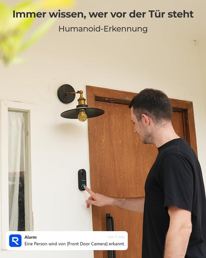 Reolink 5MP PoE Video-Türklingel kabelgebunden mit Chime