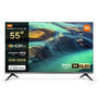 Xiaomi F Pro 55 Zoll 4K UHD QLED Smart TV - Fire TV. Schwarzes Display mit schmalem Rahmen. Zeigt 4K-Inhalte, nutzt Fire TV.