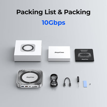 Mac Mini M4/M4 Pro Dock – Ständer mit SSD Gehäuse & HDMI Hub