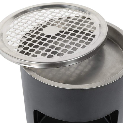 XUANYU 2er-Set 30L Mülleimer Aschenbecher Standaschenbecher – Schwarz