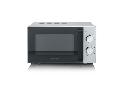 SEVERIN MW 9184 Solo Mikrowelle – Glasboden 20L Schwarz, rechteckig. Zum schnellen Erwärmen von Lebensmitteln.