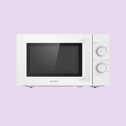 Comfee CMSN 20 wh Solo Mikrowelle – 20L Weiss Mechanisch