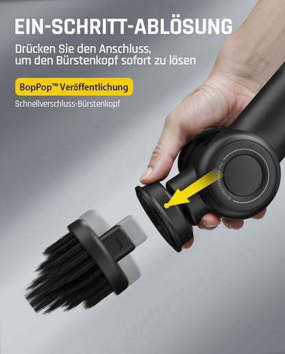 Fanttik Flip G9 Pro Elektrische Reinigungsbürste, IPX7, Schwarz