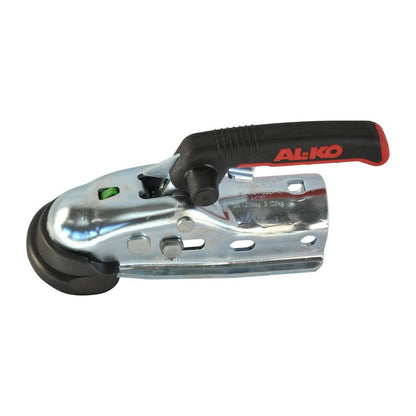 AL-KO AK 270-50mm Kugelkupplung für Anhänger 2.7t Soft Dock. Metallene 50mm Kupplung, schwarzer Soft Dock. Verbindet 2.7t Anhänger.