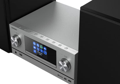 Kenwood M-9000S-S Smart Micro Hi-Fi Internetradio DAB+ - Silber