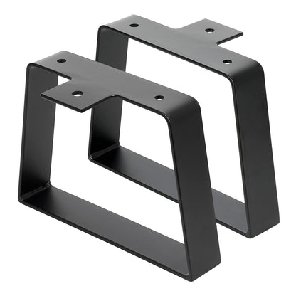 Signstek Tischbeine trapezförmig, schwarz, 20,3 cm, bis 160 kg