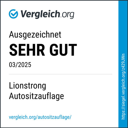 LIONSTRONG Autositzschoner Vordersitz, wasserdicht, 2 Stück