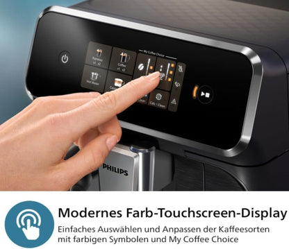 Philips EP2330/10 Kaffeevollautomat LatteGo Mattschwarz