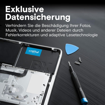 Crucial BX500 SATA SSD 4TB - 2.5 Zoll für PC Laptop