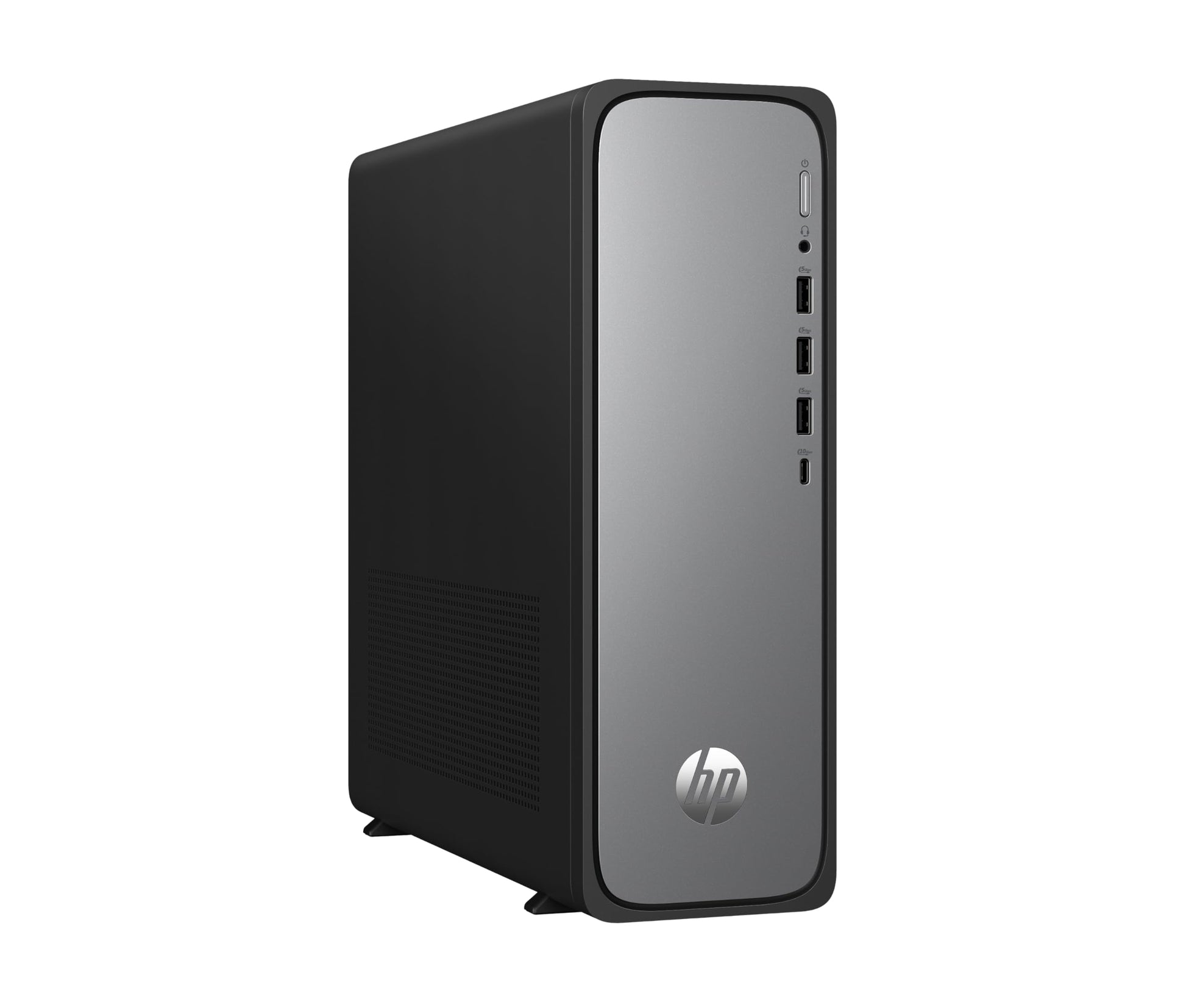 HP OmniDesk Slim Desktop S03-0250ng PC – Core i5 16GB RAM. Schwarzer, schlanker Desktop-PC für Büroaufgaben und Internet.