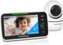 HelloBaby Babyphone mit Kamera HB6550, 5-Zoll-Display, ohne WLAN, Monitor mit schwenkbarer Kamera