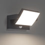 Klighten 24W Aussenwandleuchte mit Bewegungsmelder - Anthrazit 4000K. Kubische LED für autom. Beleuchtung.