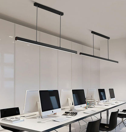 SENFAY LED Hängelampe Esstisch dimmbar, Pendelleuchte schwarz 120 cm