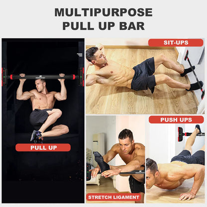 RHINOSPORT Klimmzugstange Türrahmen, verstellbar 69-92 cm, bis 200 kg